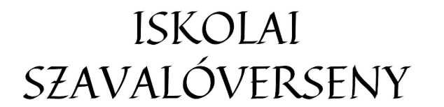 Iskolai házi szavalóverseny