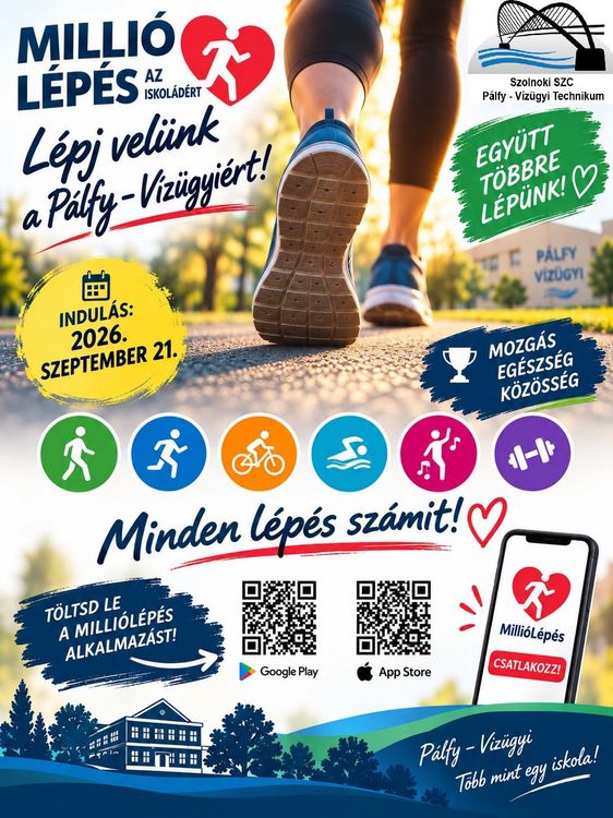 Millió lépés az iskoládért program